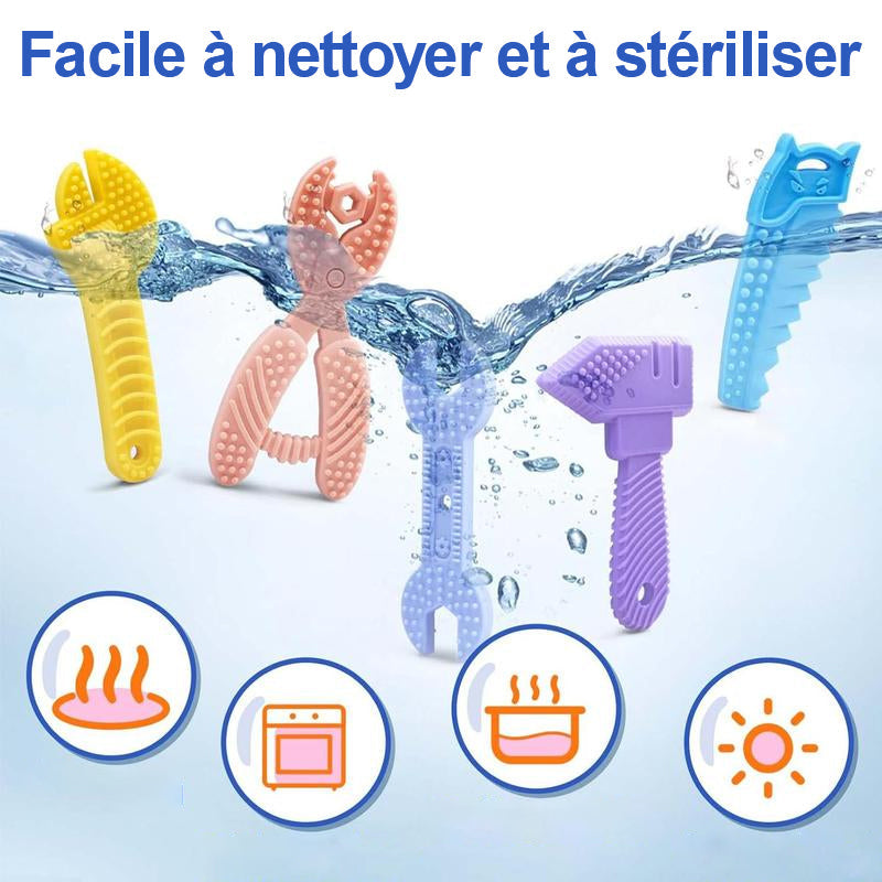 Jouet de dentition pour bébé (5 pièces)