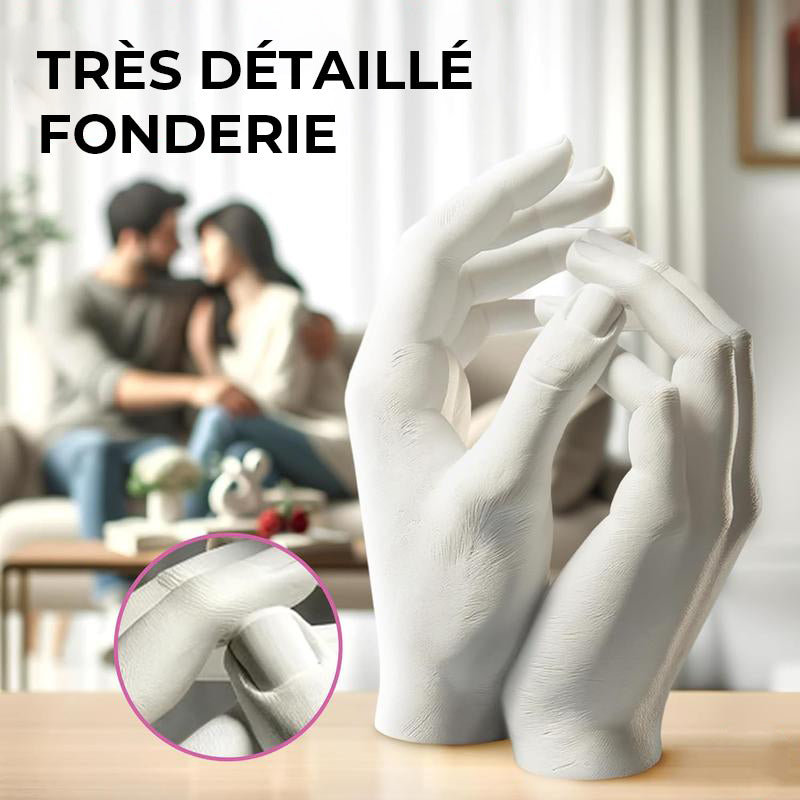 Kit de moulage à la main pour la famille et les proches – Préservez ensemble de précieux souvenirs