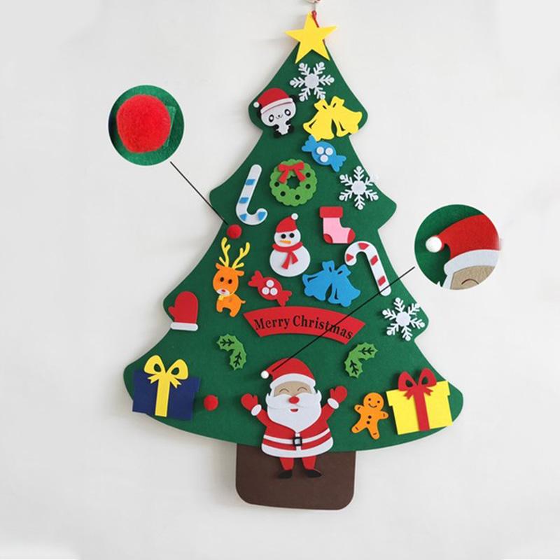 Arbre de Noël en Feutre Bricolage (Meilleur Cadeau pour Les Enfants)