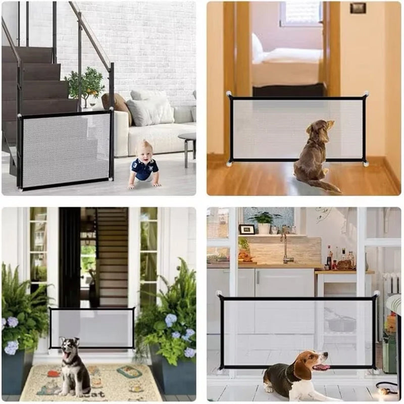Barrière de Porte Pliable pour Animaux