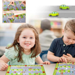 Jouets de stationnement alphabet magnétique
