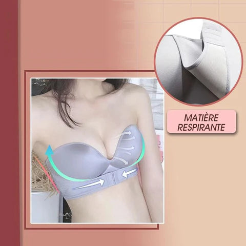 Soutien-gorge sans Bretelles à Boucle Avant