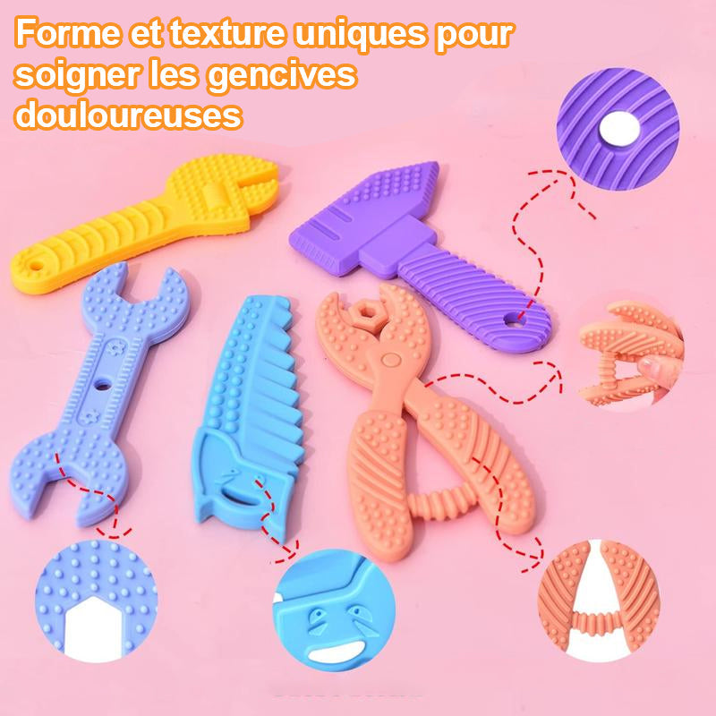 Jouet de dentition pour bébé (5 pièces)