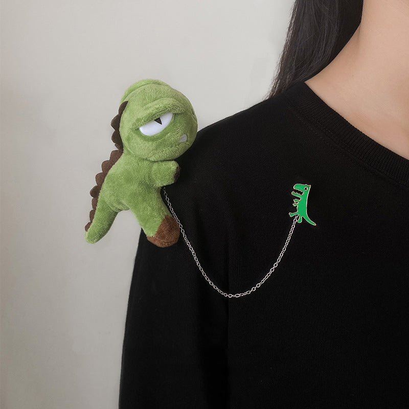 Broches en chaîne en peluche