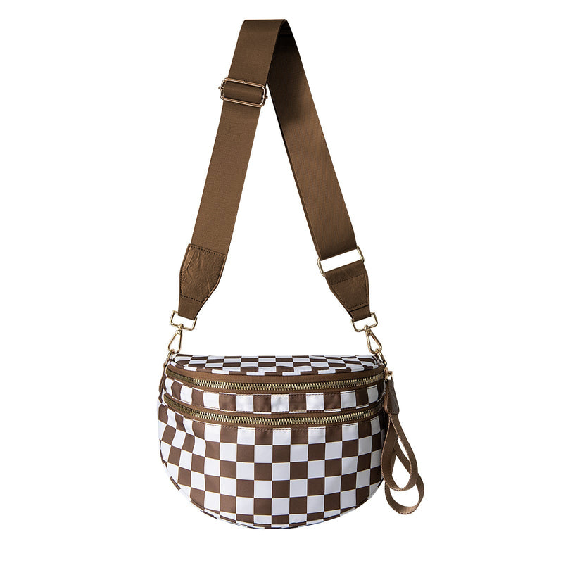 Sac à bandoulière tendance et polyvalent de grande capacité