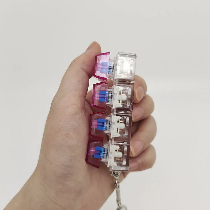 Porte-clés clavier à touches amusantes