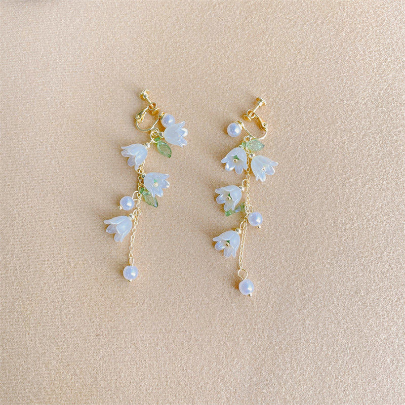 Boucles d'oreilles série tulipe