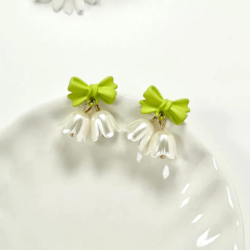 Boucles d'oreilles série tulipe