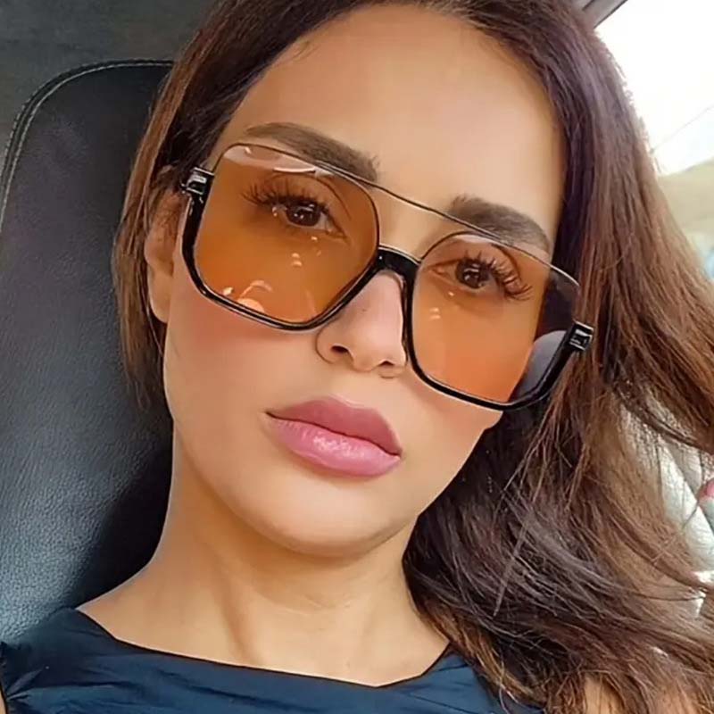 Lunettes de soleil tendance vintage d'été