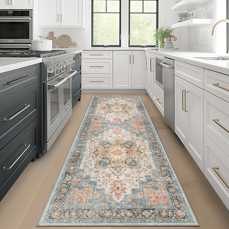 Tapis de cuisine bohémiens lavables et antidérapants