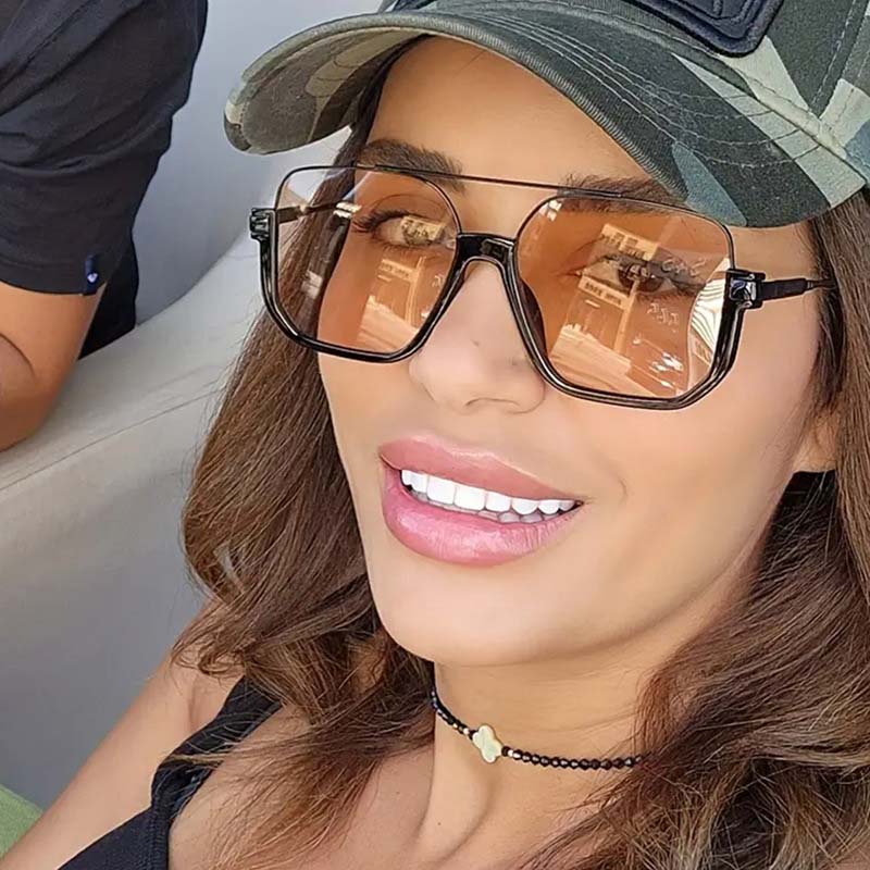 Lunettes de soleil tendance vintage d'été