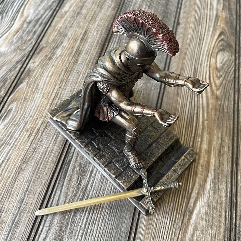 Porte-stylos en forme de chevalier