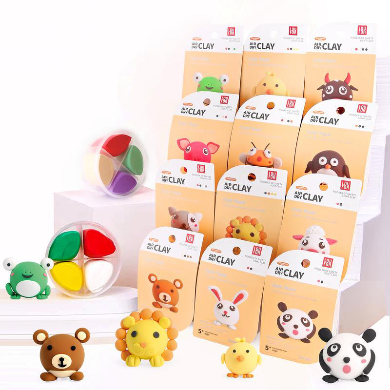 Jouets en argile ultra légers à faire soi-même