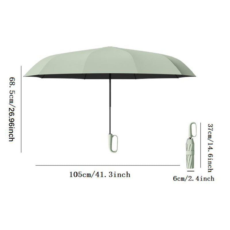 Parapluie renforcé coupe-vent à boucle créative