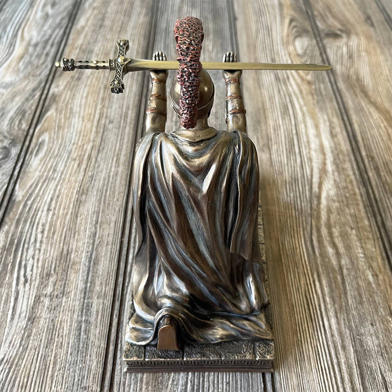 Porte-stylos en forme de chevalier