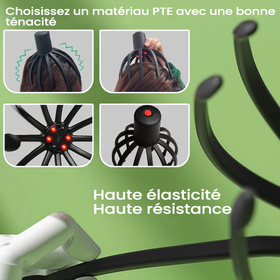 Masseur de tête en forme de pieuvre