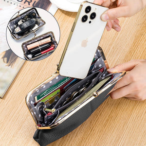 Portefeuille en cuir PU avec grande capacité