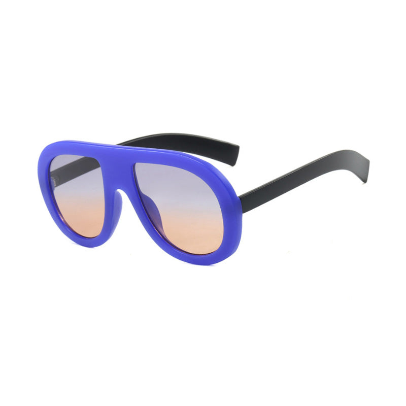 Lunettes de soleil ovales teintées Ombre pour femmes