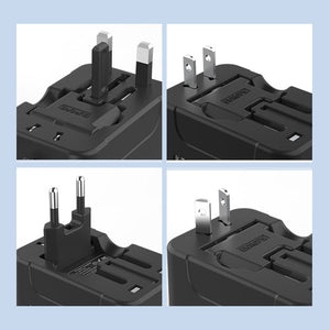 Adaptateur de voyage universel avec deux ports USB