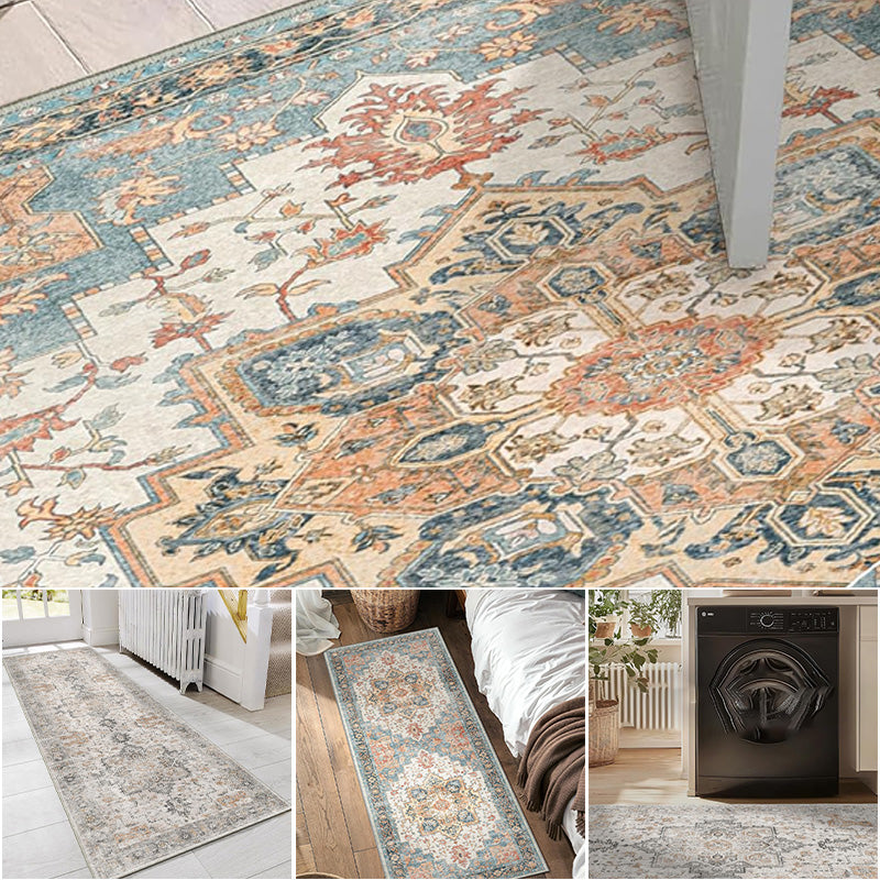 Tapis de cuisine bohémiens lavables et antidérapants