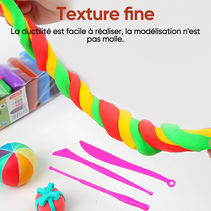 Argile colorée ultra-légère