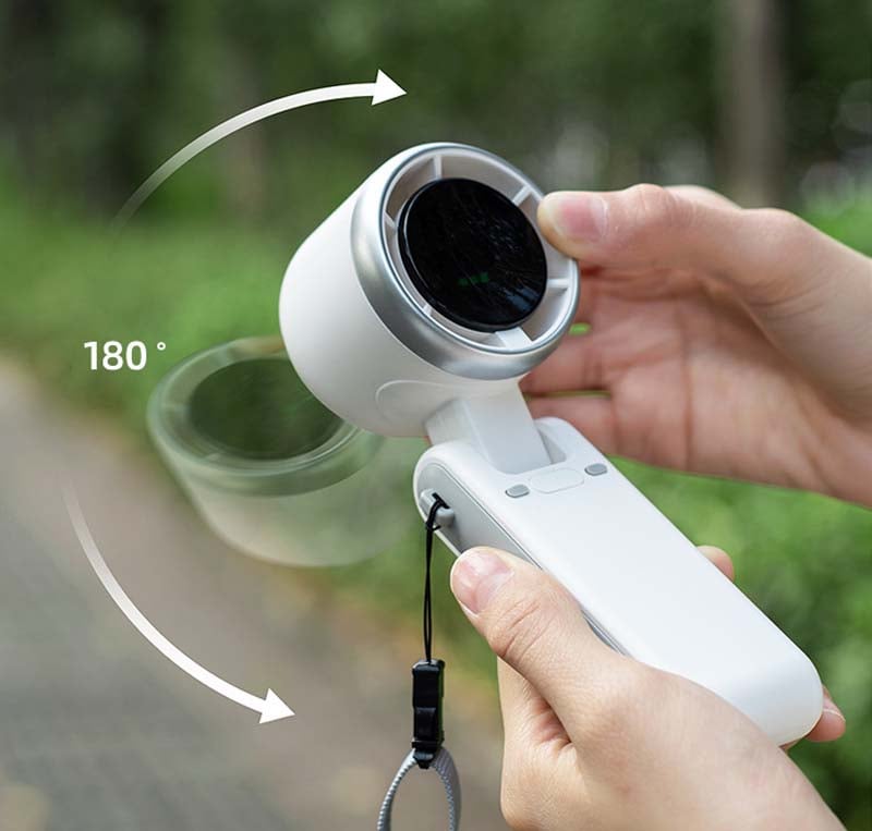 Ventilateur à turbine haute vitesse pliable à la main