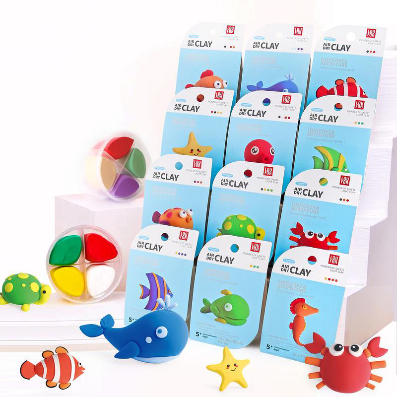 Jouets en argile ultra légers à faire soi-même