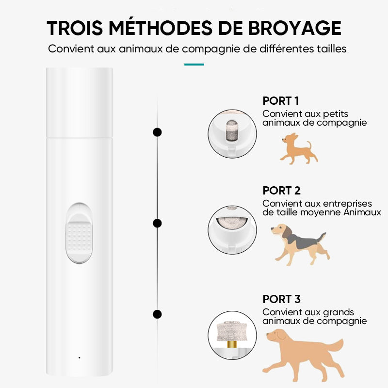 Coupe-ongles sans fil pour animaux de compagnie