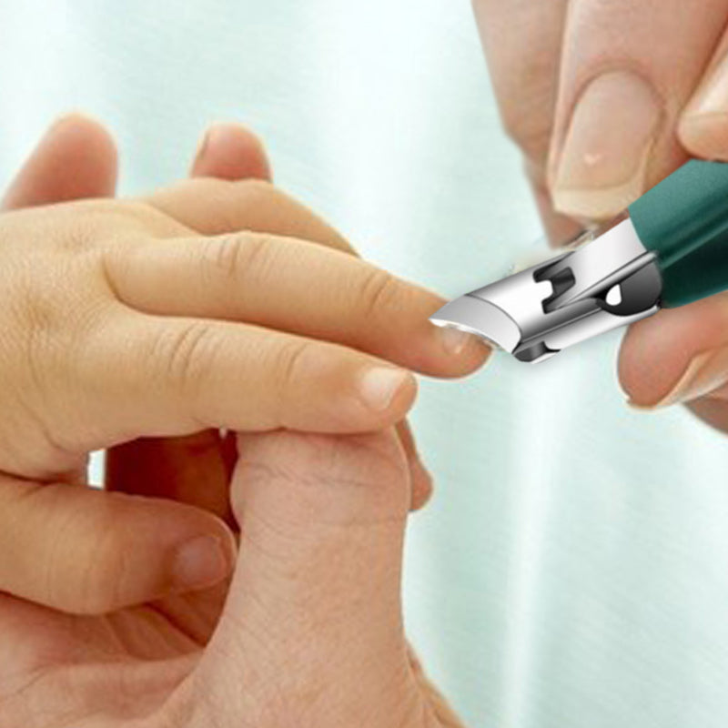Trois jeux de pinces à ongles biseautées à bec d'aigle