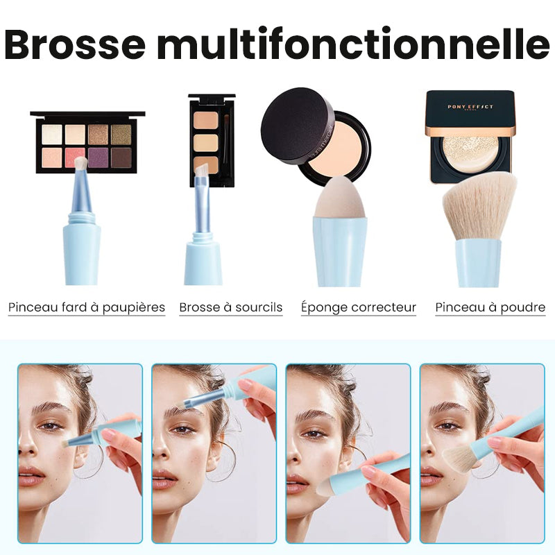 Brosse multi-tâches 4 en 1