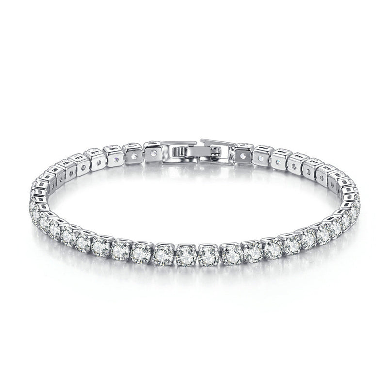 Bracelet de Moissanite Etincelant