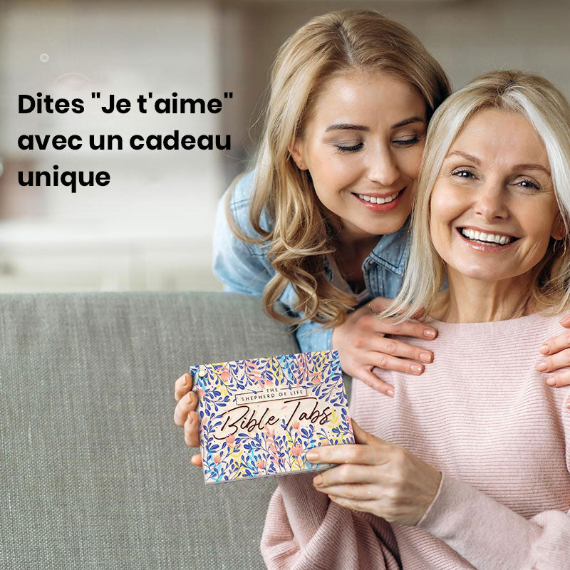 66 onglets floraux pour la Bible, à décoller et à coller