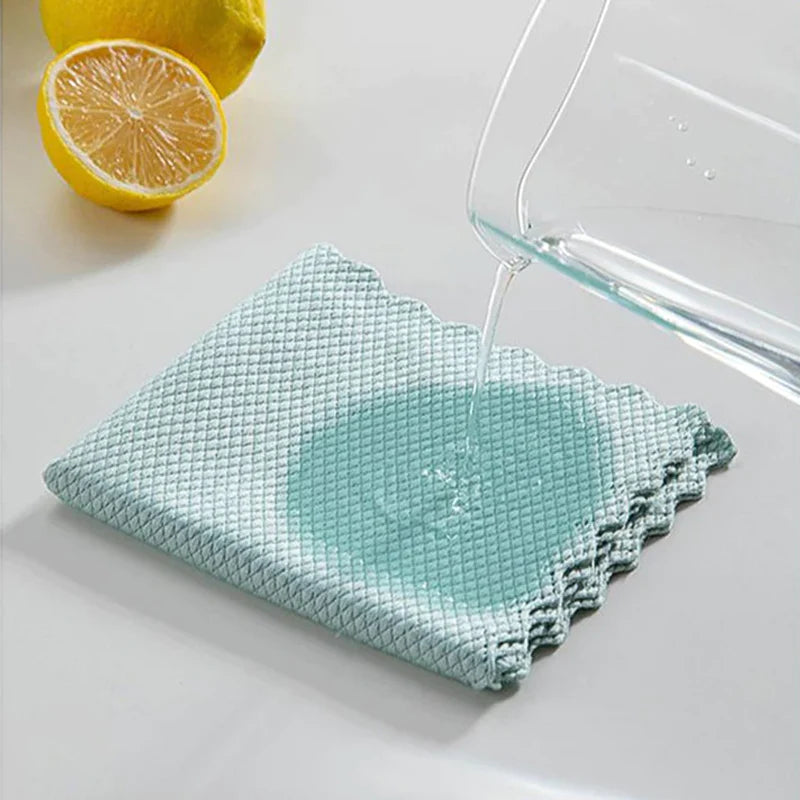 Tissu de Nettoyage en Microfibre pour le Polissage des Ecailles de Poisson