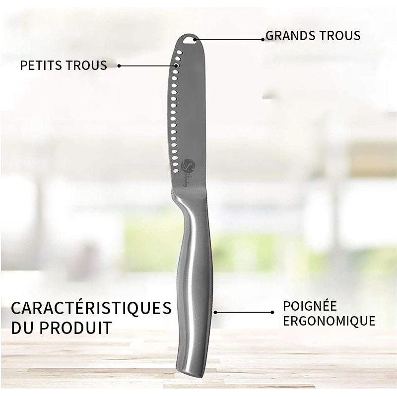 Couteau à Beurre en Acier Inoxydable