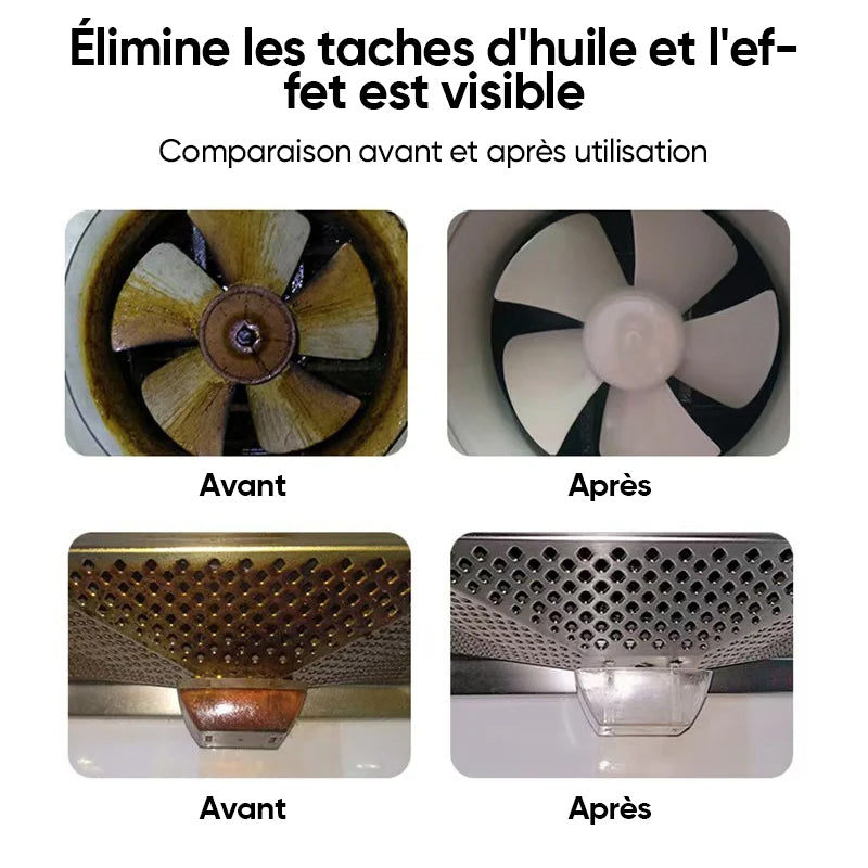 Spray nettoyant dégraissant ultra-puissant pour cuisine