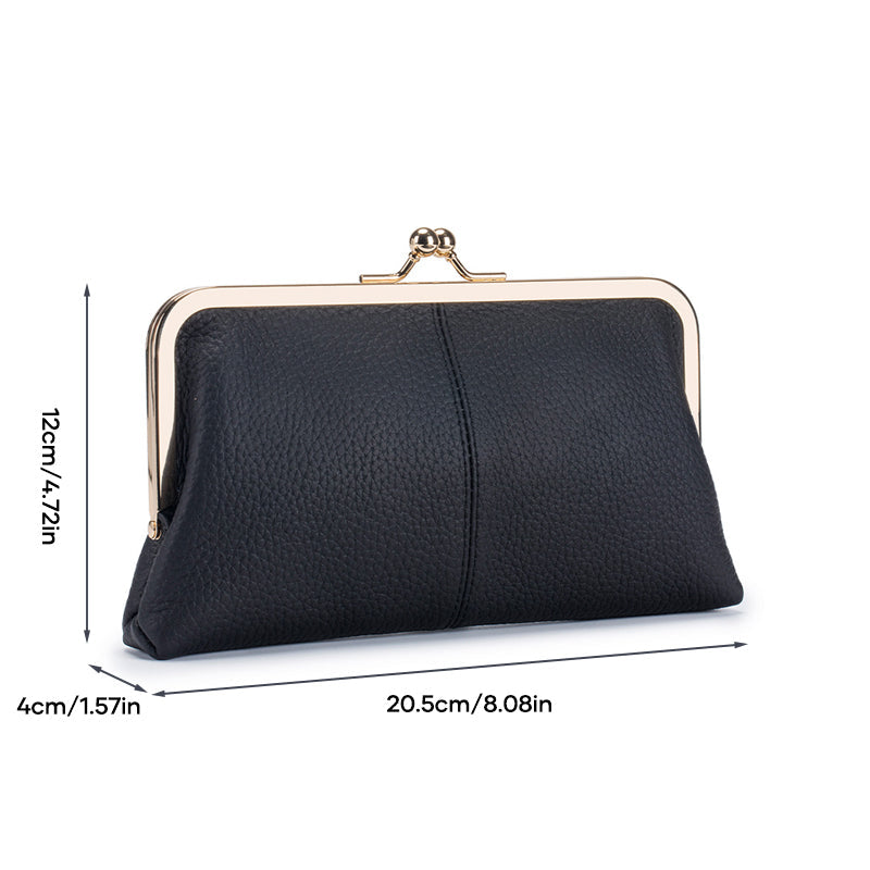 Portefeuille en cuir PU avec grande capacité