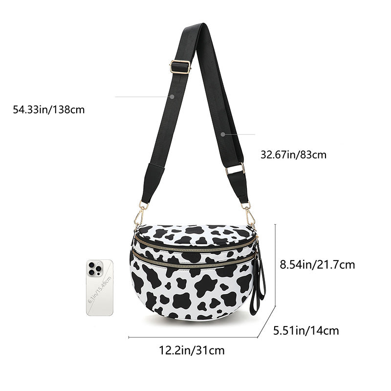 Sac à bandoulière tendance et polyvalent de grande capacité