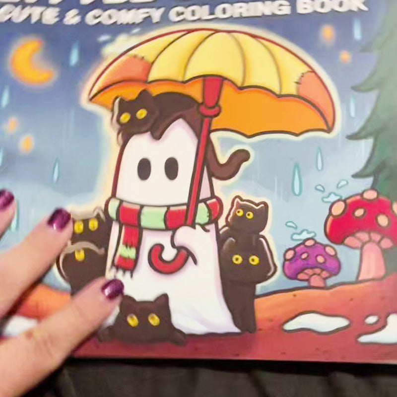 Livre de coloriage Spooky Cutie Broché