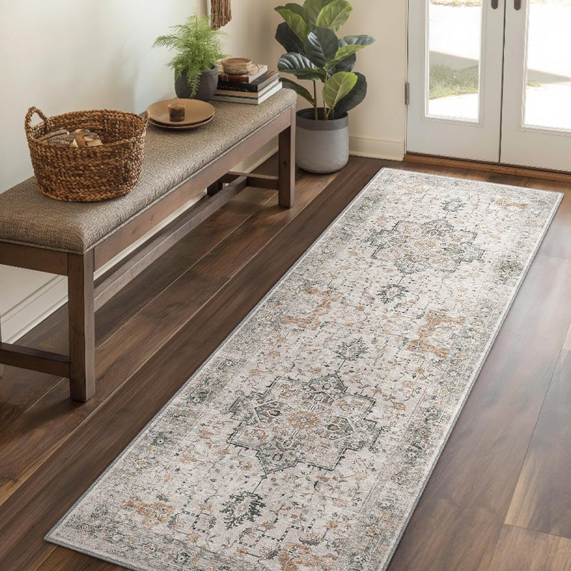 Tapis de cuisine bohémiens lavables et antidérapants