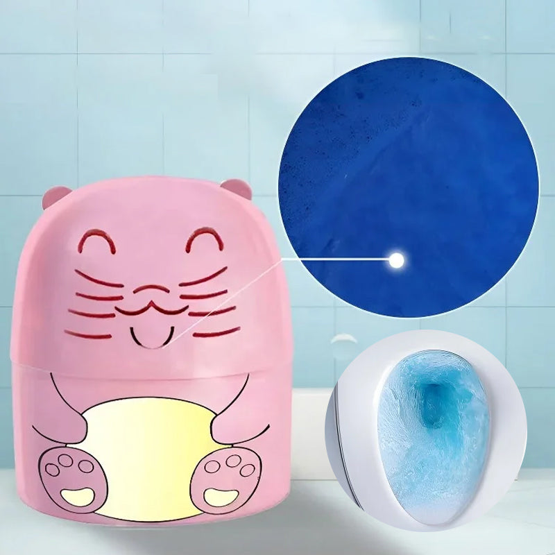 Bouteille de nettoyant pour toilettes dinosaure mignon