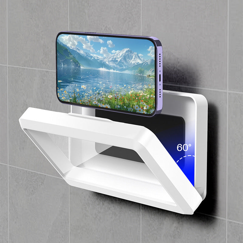 Support de téléphone étanche pour salle de bain