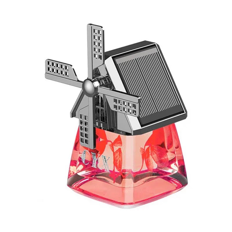 Parfum de Voiture Solaire Moulins à Vent Design