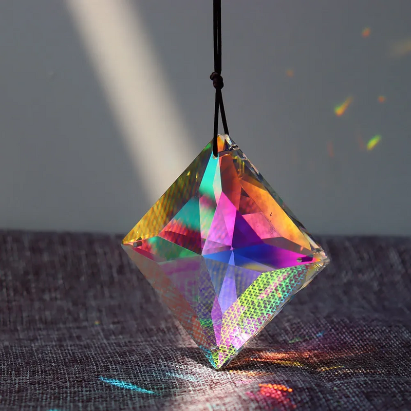 Attrape-soleil à Prisme Décoration Cristal Suspendu