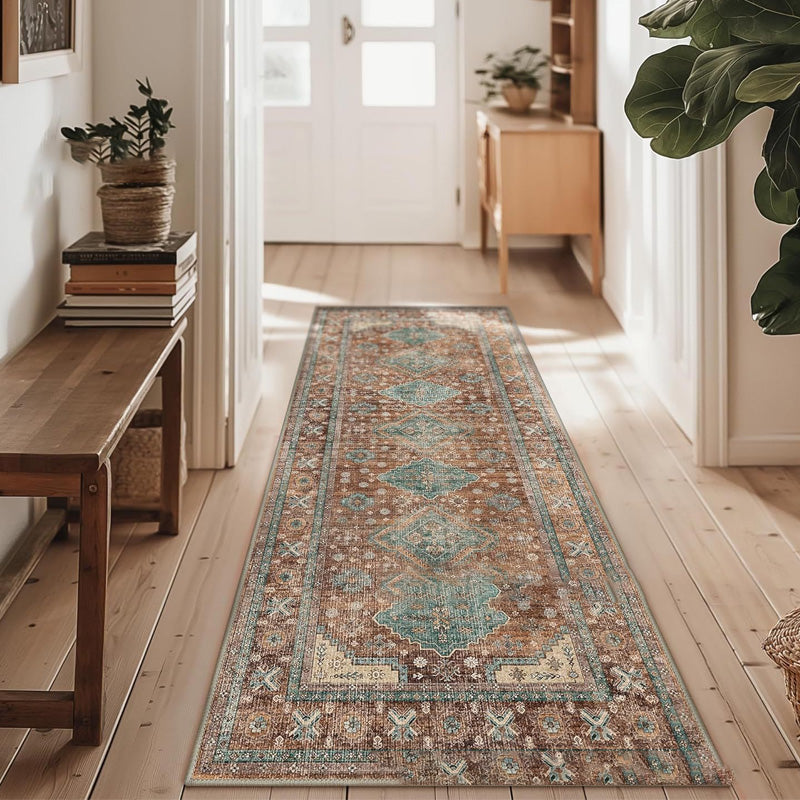 Tapis de cuisine bohémiens lavables et antidérapants