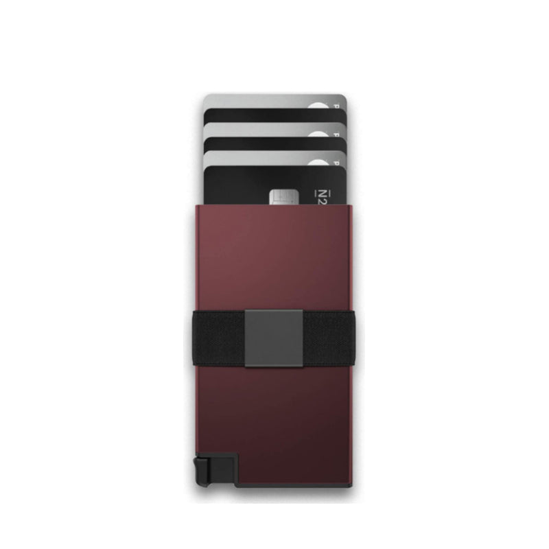 Porte-cartes en aluminium pour homme