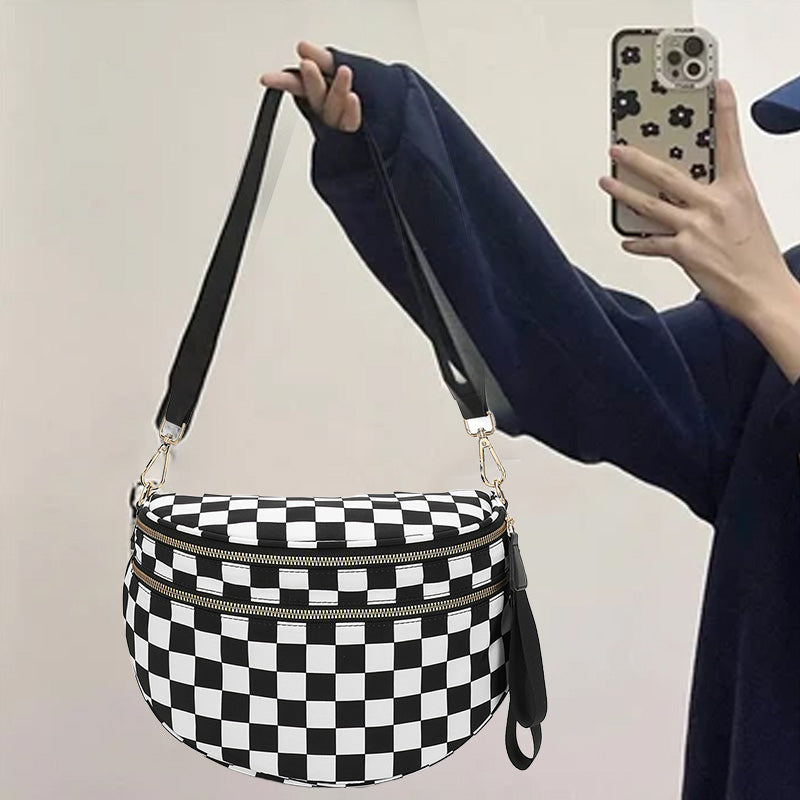 Sac à bandoulière tendance et polyvalent de grande capacité