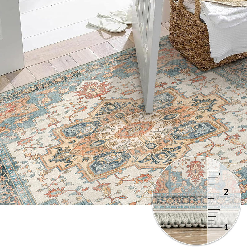 Tapis de cuisine bohémiens lavables et antidérapants