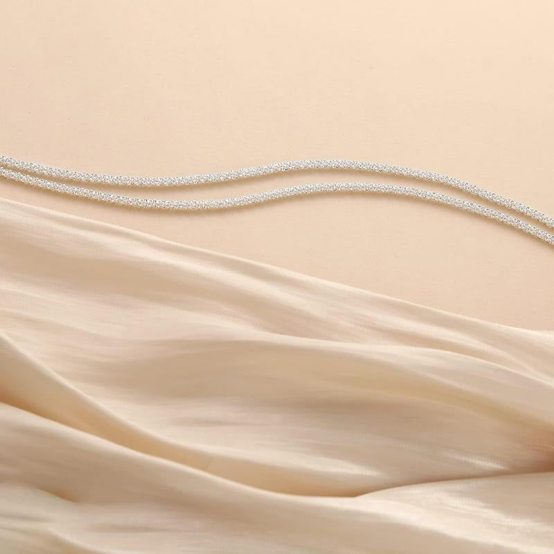 Bracelet de cheville double couche pour femmes