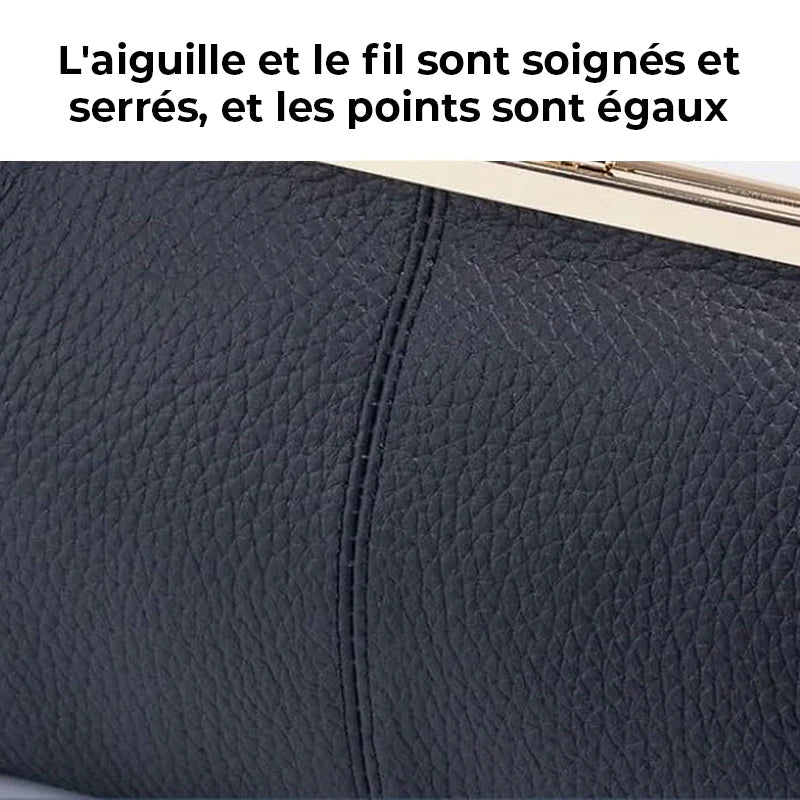 Portefeuille en cuir PU avec grande capacité