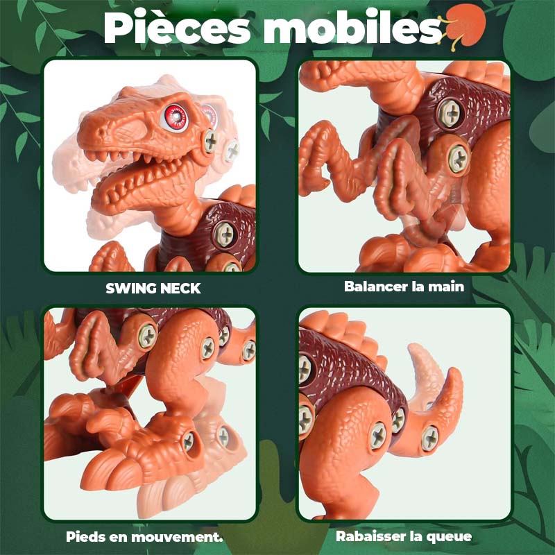 Jouets de construction de dinosaures pour enfants